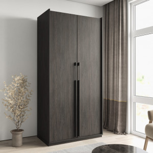 Шафа зі штангою, полицями та шухлядами R-0014 1000х570х2100 мм Венге Магія