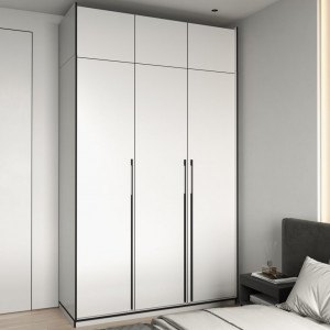 Шафа зі штангою, полицями та антресоллю R-0016 1484х570х2500 мм Білий