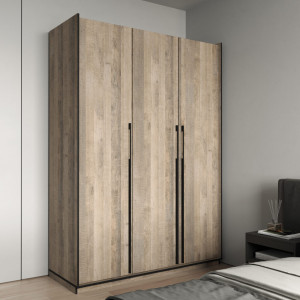 Шафа зі штангою, полицями та шухлядами R-0016 1484х570х2100 мм Дуб Гранж Пісочний