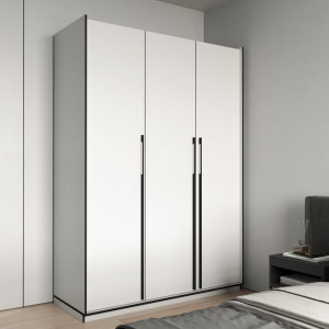 Шафа зі штангою, полицями та шухлядами R-0016 1484х570х2100 мм Білий