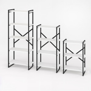 Комплект стелажів у стилі лофт Ant-4 2100х300х1800 мм Білий