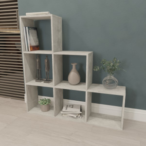 Стелаж для книг та іграшок на 6 комірок GP-3 1072х230х1078 мм Бетон