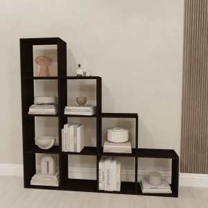 Стелаж для книг та декору на 10 комірок GP-8 1424х230х1430 мм Венге Магія