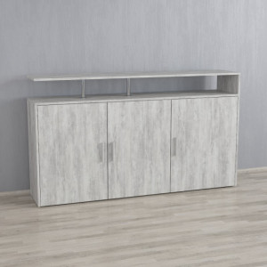 Тумба під телевізор Nellie 1600х350х916 мм Бетон Тумба під телевізор Nellie 1600х350х916 мм Бетон