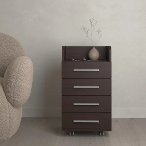 Тумба офісна на коліщатках K-04 400х356х664 мм Венге Магія