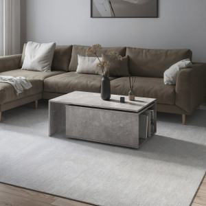 Журнальний стіл F-47 ДСП 16 мм 1000х590х380 мм Бетон