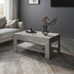 Журнальний стіл з шухлядою S-5 ДСП 16 мм 1000х650х480 мм Бетон