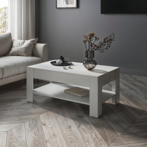 Журнальний стіл з шухлядою S-5 ДСП 16 мм 1000х650х480 мм Білий Журнальний стіл з шухлядою S-5 ДСП 16 мм 1000х650х480 мм Білий