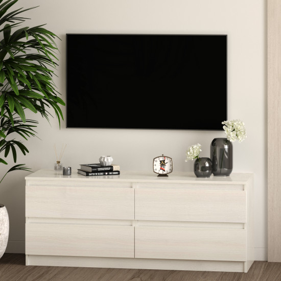 Комод TV Line ТVF4 ДСП 1400x450x560 мм Шамоні світлий