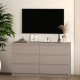 Комод TV Line ТVF6 ДСП 1400x450x800 мм Капучино (13560085)