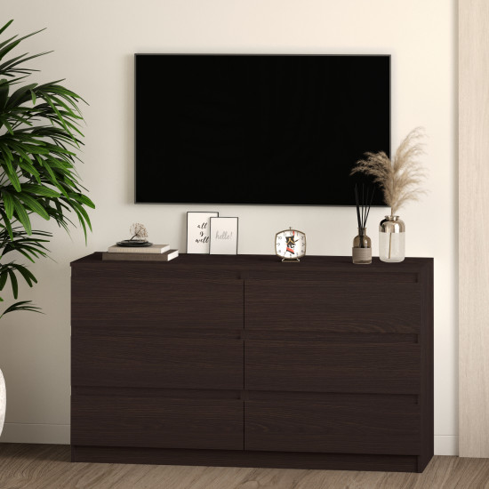 Комод TV Line ТVF6 ДСП 1400x450x800 мм Венге магія (8604488)