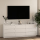 Комод TV Line ТVF9 ДСП 2100x450x800 мм Білий