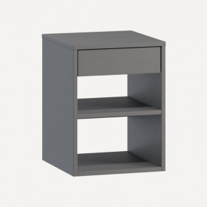 Тумба приліжкова з шухлядою M0001 360х380х490 мм Антрацит