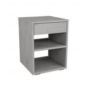 Тумба приліжкова з шухлядою M0001 360х380х490 мм Бетон Тефра