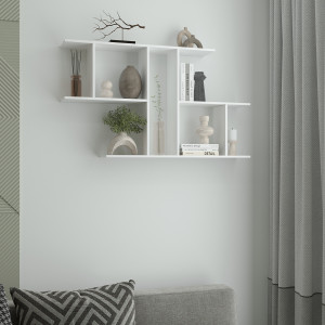 Полиця настінна FT-8 1048х180х600 мм Білий Полиця настінна FT-8 1048х180х600 мм Білий