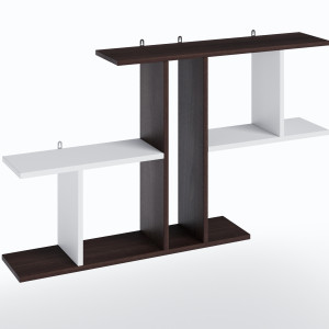 Полиця настінна FT-8 1048х180х600 мм Венге Магія/Білий