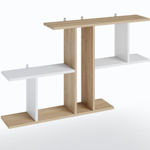 Полиця настінна FT-8 1048х180х600 мм Дуб Сонома/Білий