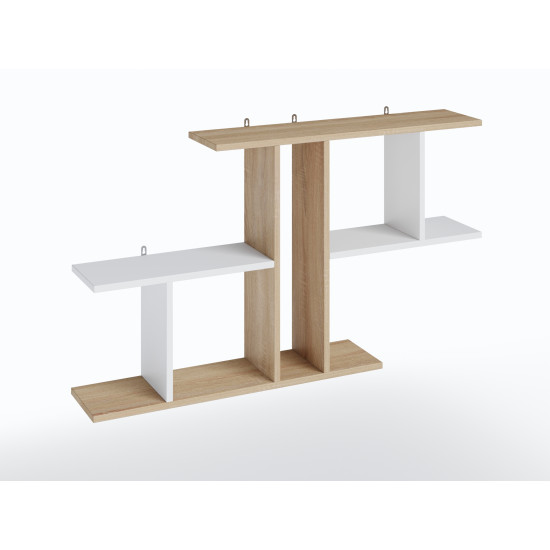 Полиця настінна FT-8 1048х180х600 мм Дуб Сонома/Білий  фото № 2