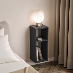 Тумба приліжкова навісна T-14 240х220х600 мм Антрацит