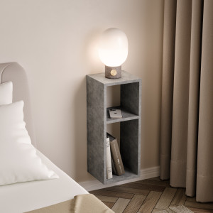 Тумба приліжкова навісна T-14 240х220х600 мм Бетон