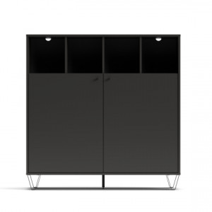 Aldo AL7 Пенал 1236x400x1352 Базальт  Aldo AL7 Пенал 1236x400x1352 Базальт