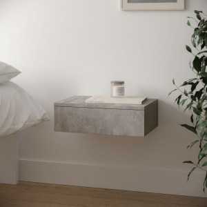 Тумба приліжкова навісна GT-102 462x304x146 мм Бетон