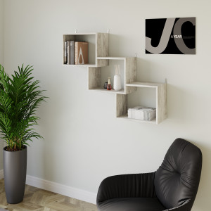 Полиця настінна FT-10 1120х250х850 мм Бетон Полиця настінна FT-10 1120х250х850 мм Бетон