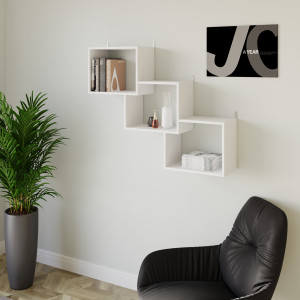 Полиця настінна FT-10 1120х250х850 мм Білий Полиця настінна FT-10 1120х250х850 мм Білий