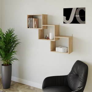 Полиця настінна FT-10 1120х250х850 мм Дуб Сонома Полиця настінна FT-10 1120х250х850 мм Дуб Сонома