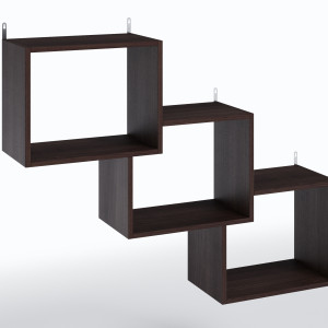 Полиця настінна FT-10 1120х250х850 мм Венге Магія Полиця настінна FT-10 1120х250х850 мм Венге Магія