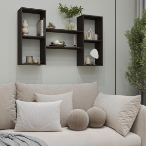 Полиця настінна FT-11 1010х180х600 мм Венге Магія Полиця настінна FT-11 1010х180х600 мм Венге Магія