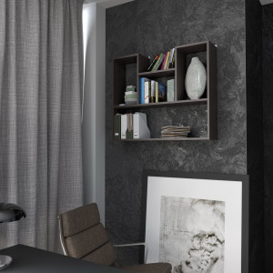 Полиця настінна FT-12 900х200х750 мм Венге Магія Полиця настінна FT-12 900х200х750 мм Венге Магія