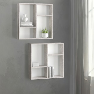 Комплект полиць настінних NP-03 600х150х600 мм Бетон Комплект полиць настінних NP-03 600х150х600 мм Бетон