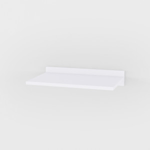 Полиця настінна NP-440 440х280х80 мм Білий Полиця настінна NP-440 440х280х80 мм Білий