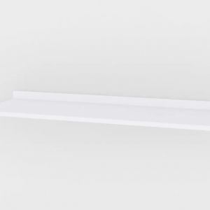 Полиця настінна NP-888 888х264х80 мм Білий Полиця настінна NP-888 888х264х80 мм Білий