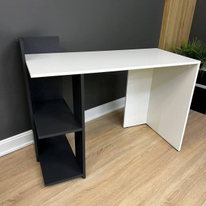 Стіл письмовий Модерн ДСП 1116х516х750 мм Білий/Антрацитовий (11581114)