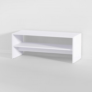 Журнальний стіл F-80 ДСП 16 мм 996х398х400 мм Білий Журнальний стіл F-80 ДСП 16 мм 996х398х400 мм Білий