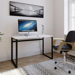 Стіл письмовий FMX-1 у стилі лофт 1100х760х536 мм Білий