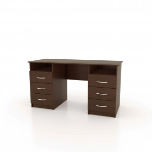 Комп'ютерний стіл S4 1400x600x750 мм ДСП Дуб венге/Магія