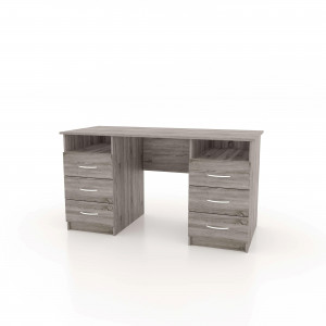 Комп'ютерний стіл S4 1400x600x750 мм ДСП Дуб сонома/Трюфель