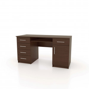 Комп'ютерний стіл S3 1400x600x750 мм ДСП Дуб венге/Магія 