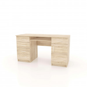 Комп'ютерний стіл S3 1400x600x750 мм ДСП Дуб сонома