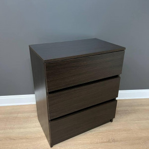 Комод Мері на 3 шухляди ДСП 600х370х700 мм Венге магія
