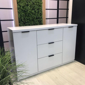 Комод Komfort 3+2 ДСП 1300х450х850 мм Білий (10103303) Комод Komfort 3+2 ДСП 1300х450х850 мм Білий (10103303)