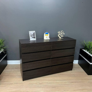 Комод Ольвія 4+4 ДСП 1300х370х850 мм Венге магія