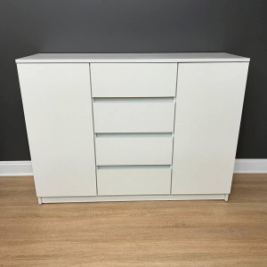 Комод Avrora ДСП 1154х370х850 мм Білий