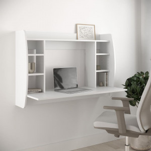 Стіл навісний Forte Astrid 1100х750х490 мм Білий