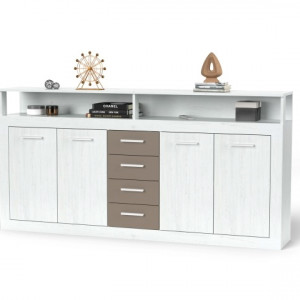 Комод Luna kawa XXL 1900х940х320мм ДСП 16мм Сосна Андерсен/Латте