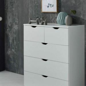 Комод Basix 5Ш 800х1010х410мм ДСП 16мм Білий