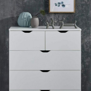 Комод Basix 5Ш 800х1010х410мм ДСП 16мм Білий